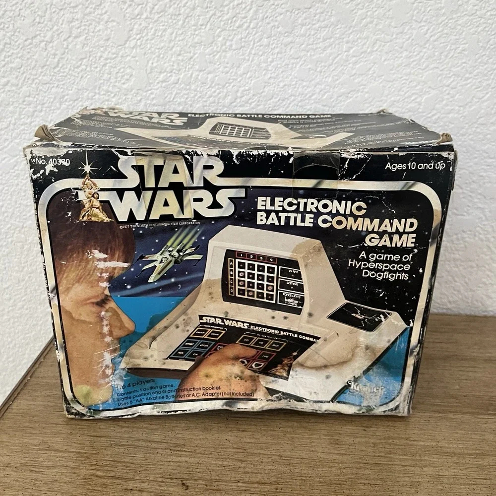 Kenner Star Wars Electronic Battle Command Handheld Game 1977 MPN 40370 Read!